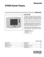 Honeywell S7999B Manual предпросмотр