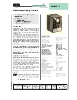 Honeywell satronic DMG 971 Installation Instructions And Maintenance preview