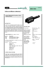 Honeywell Satronic IRD 1010 Manual preview