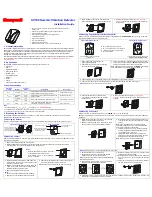 Preview for 1 page of Honeywell SC100 Installation Manual