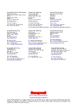 Preview for 36 page of Honeywell SC100 User Manual