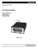 Honeywell SC500 Manual preview