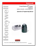 Honeywell ScanDome II HSDN-230NS/PS Operation & Programming Manual предпросмотр