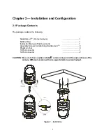 Предварительный просмотр 9 страницы Honeywell ScanDome II HSDN-230NS/PS Operation & Programming Manual