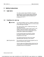 Preview for 6 page of Honeywell SDC Operating Instructions Manual