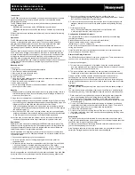 Preview for 2 page of Honeywell SEF8M Installation Instructions Manual