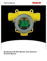 Предварительный просмотр 1 страницы Honeywell Sensepoint XCD RTD Technical Manual