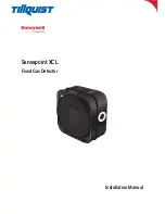 Honeywell Sensepoint XCL Installation Manual preview