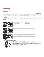 Preview for 2 page of Honeywell Sensepoint XCL Quick Start Manual