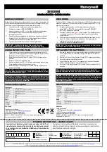 Preview for 2 page of Honeywell SI800M Installation Instructions