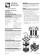 Honeywell Silent Knight IDP-Monitor-2 Installation And Maintenance Instructions preview