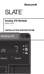 Honeywell SLATE R8001U3001 Installation Instructions Manual preview