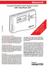 Honeywell smartfit User Manual preview