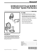 Honeywell SmartValve Q3450A Product Data preview