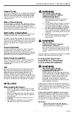 Preview for 3 page of Honeywell SmartValve SV9540 Installation Instructions Manual