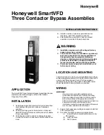 Preview for 1 page of Honeywell SmartVFD Installation Instructions