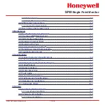 Preview for 4 page of Honeywell SPM Technical Handbook