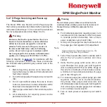 Preview for 41 page of Honeywell SPM Technical Handbook