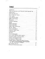 Preview for 2 page of Honeywell Spotmatic Iia User Manual