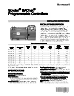 Honeywell Spyder BACnet PUB1012S Installation Instructions Manual preview