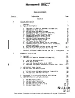 Preview for 16 page of Honeywell SPZ-8000 Maintenance Manual