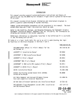 Preview for 39 page of Honeywell SPZ-8000 Maintenance Manual