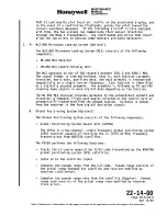 Preview for 71 page of Honeywell SPZ-8000 Maintenance Manual