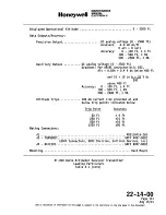 Preview for 129 page of Honeywell SPZ-8000 Maintenance Manual