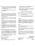 Preview for 2 page of Honeywell ST772 User Instructions