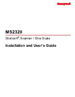 Honeywell StratosH MS2320 Installation And User Manual preview