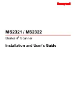 Honeywell StratosH MS2321 Installation And User Manual preview