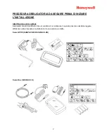 Предварительный просмотр 67 страницы Honeywell Sucre Box Quick Installation Manual