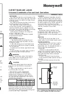 Предварительный просмотр 1 страницы Honeywell SUPER TRADELINE L4064B Installation Manual