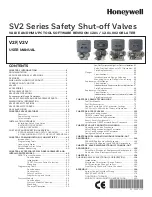 Honeywell SV2 Series User Manual preview