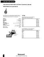 Предварительный просмотр 112 страницы Honeywell Switches and Sensors Brochure