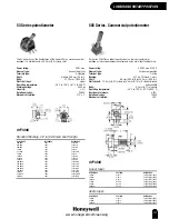 Предварительный просмотр 113 страницы Honeywell Switches and Sensors Brochure