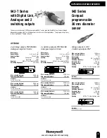 Предварительный просмотр 123 страницы Honeywell Switches and Sensors Brochure