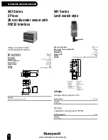 Предварительный просмотр 124 страницы Honeywell Switches and Sensors Brochure