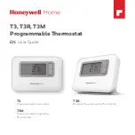 Preview for 1 page of Honeywell T3 User Manual