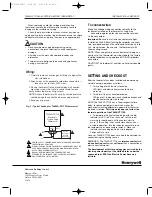 Preview for 3 page of Honeywell T4800A/CT1750A Manual