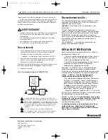 Preview for 6 page of Honeywell T4800A/CT1750A Manual