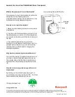 Preview for 1 page of Honeywell T6360B1036 Manual To The Use