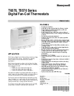 Preview for 1 page of Honeywell T6570 Series Product Data