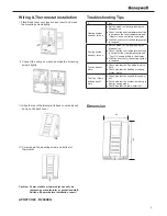 Preview for 3 page of Honeywell T6812DP08 Operating Manual