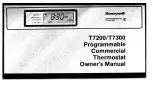 Preview for 1 page of Honeywell T7200 Owner'S Manual