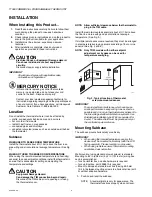 Предварительный просмотр 6 страницы Honeywell T7350A User Manual