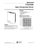 Honeywell T7470A1009 Product Data And Installation Instructions предпросмотр