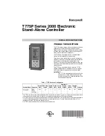 Honeywell T775P 2000 Series Installation Instructions Manual предпросмотр