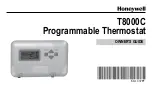 Предварительный просмотр 1 страницы Honeywell T8000C Owner'S Manual