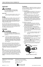 Preview for 6 page of Honeywell T8034C Installation Instructions Manual